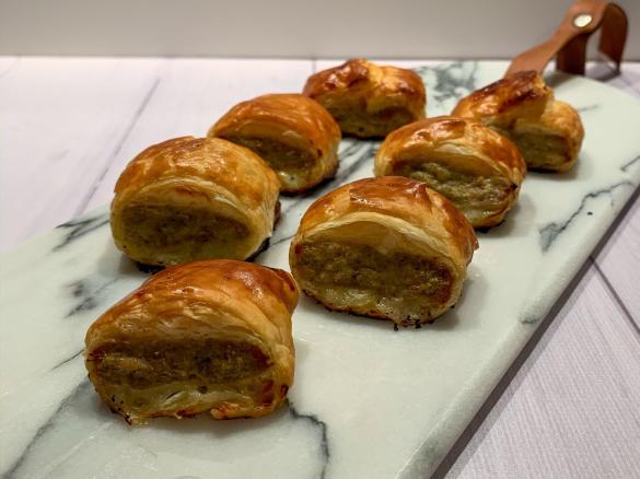 Folhados de Carne com Vegetais Escondidos