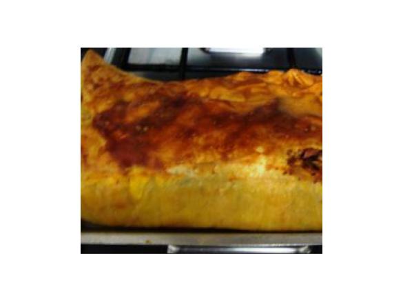 Salteado de legumes e fiambre