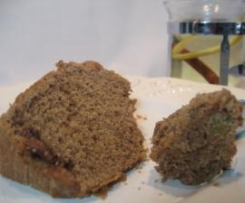 Bolo de chocolate com passas