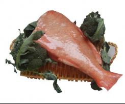 Redfish a vapor com legumes