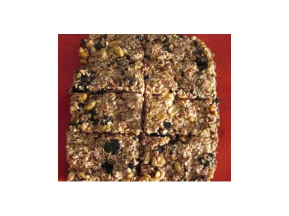 Barrinhas de cereais e fruta 