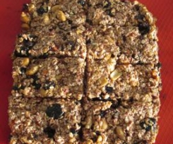 Barrinhas de cereais e fruta 