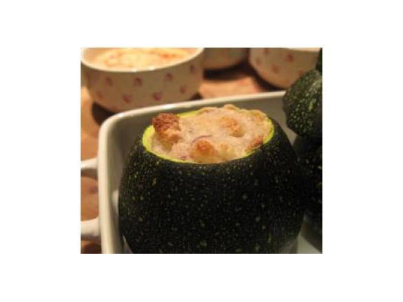 Souflés de atum e feijão