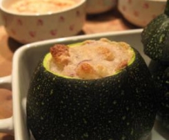 Souflés de atum e feijão