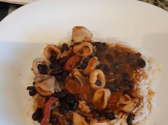 Variante Feijoada de lulas (adaptada) - Chef Henrique Sá Pessoa