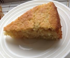 Bolo de funcho, amêndoa e iogurte