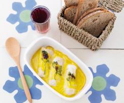 Variante LOMBOS DE PESCADA COM MOLHO MOURNAY