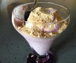 Gelado de Mirtilo e Morango