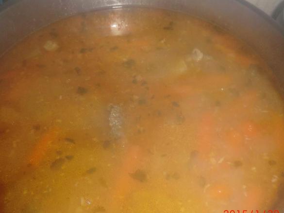 Sopa de peixe com legumes