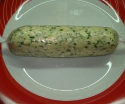 manteiga de alho e salsa