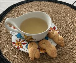 Biscoitos de laranja e erva doce