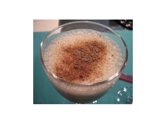 Batido de côco e banana