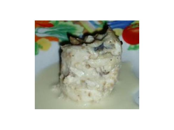 Filetes de linguado com vinho branco e cogumelos