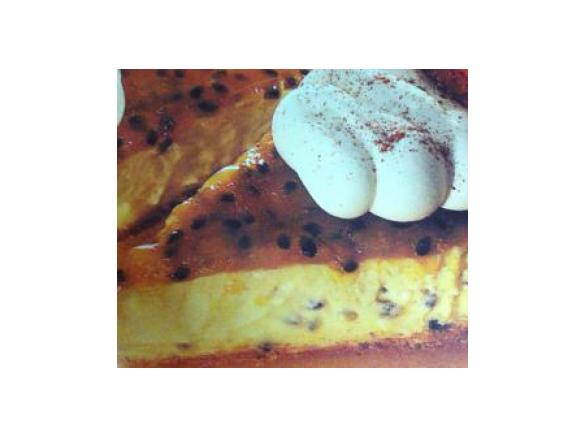 Cheesecake no forno de Lima e Maracujá