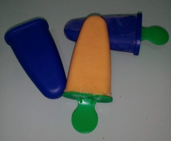 Gelado de manga, lima e mel