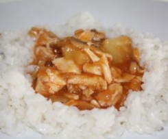 Frango Agridoce com Ananás