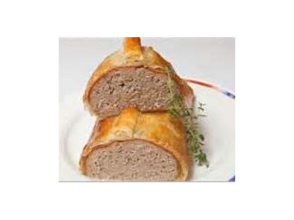 rolo de carne com massa folhada