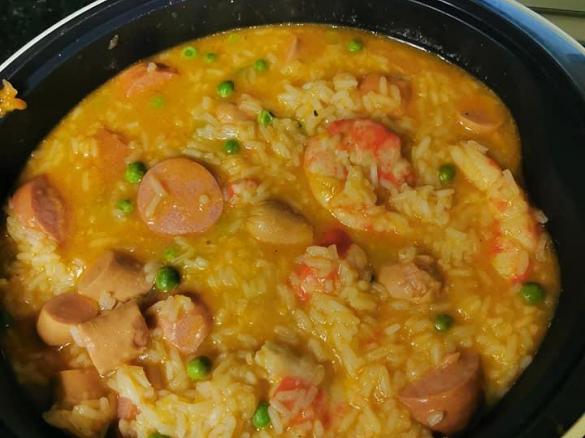Arroz de Salsichas e Siremas