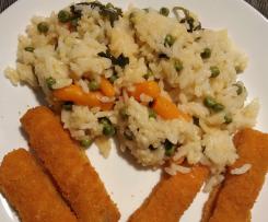 Variante Arroz de Legumes com Douradinhos