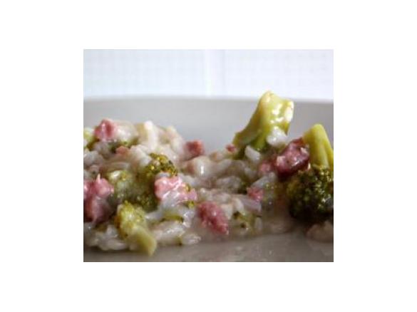 Risotto de Brócolos e Salsicha Fresca