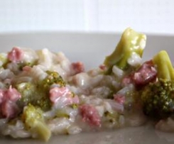 Risotto de Brócolos e Salsicha Fresca