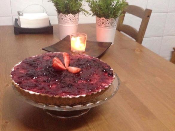 Semifrio com doce de 4 frutos