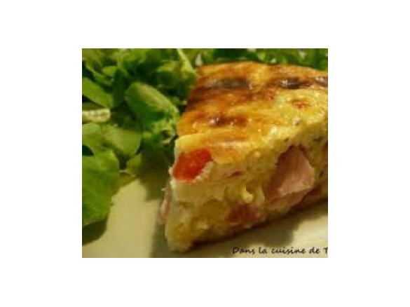Quiche sem "massa" (para não carregar nas calorias)
