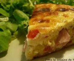 Quiche sem "massa" (para não carregar nas calorias)