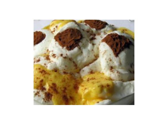 Farófias com Pudim Flan Chinês "El Mandarim"