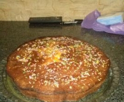 bolo de laranja fofinho