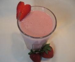 Batido de Kefir e morango
