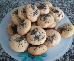 Bolinhos de limão e papoila