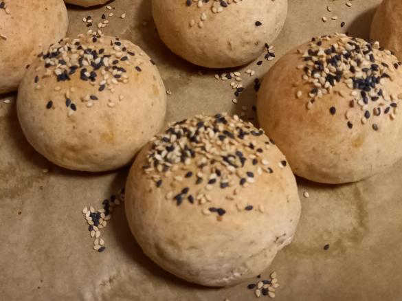 Pão de hambúrguer - Massa Mãe