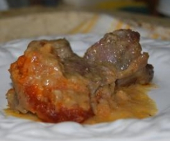 Bochechas de porco com farinheira