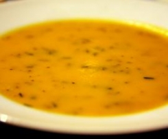 Creme de legumes com cebolinho