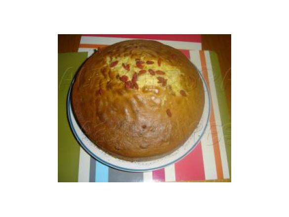 Bolo de Iogurte, Semente de Papoila e Bagas de Goji