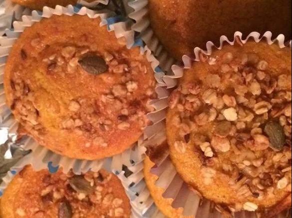 Queques de cenoura saudaveis