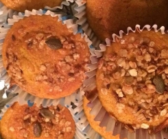 Queques de cenoura saudaveis