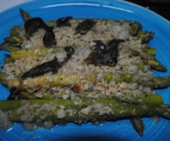 Espargos aromáticos ao vapor