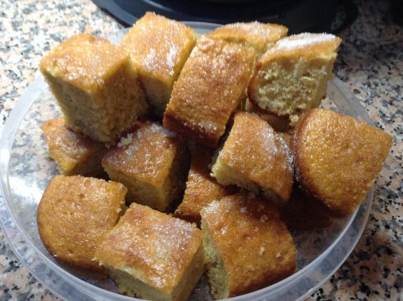 Quadrados fofos de limão