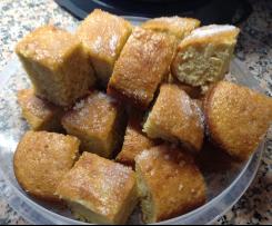 Quadrados fofos de limão