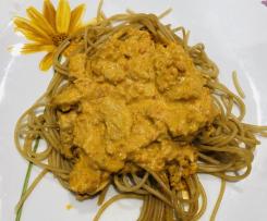 Strogonoff de peru com cenoura