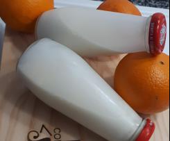 Iogurte líquido de laranja