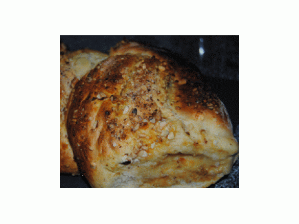 Trança com frutos secos e doce de abóbora