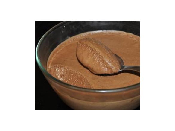 A mousse de chocolate