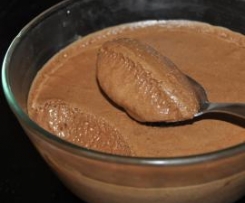 A mousse de chocolate